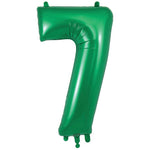 Number 7 - Oaktree - Green 34" Foil Balloon