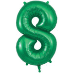 Number 8 - Oaktree - Green 34" Foil Balloon