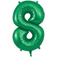Number 8 - Oaktree - Green 34" Foil Balloon
