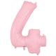 Number 4 - Oaktree - Matte Pink 34" Foil Balloon