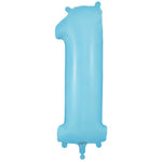 Number 1 - Oaktree - Matte Blue 34" Foil Balloon