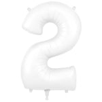 Number 2 - Oaktree - Matte White 34" Foil Balloon