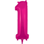 Number 1 - Oaktree - New Pink 34" Foil Balloon