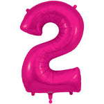 Number 2 - Oaktree - New Pink 34" Foil Balloon