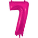 Number 7 - Oaktree - New Pink 34" Foil Balloon