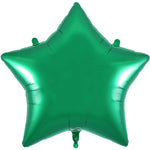 Green Star 36" Foil Balloon