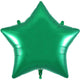 Green Star 36" Foil Balloon