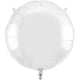 White Round 36" Foil Balloon