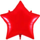 Red Star 36" Foil Balloon