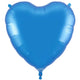 Blue Heart 36" Foil Balloon