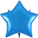 Blue Star 36" Foil Balloon
