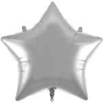 Silver Star 36" Foil Balloon
