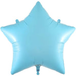 Matte Blue Star 36" Foil Balloon