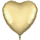 Gold Silk Heart 36" Foil Balloon