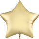 Gold Silk Star 36" Foil Balloon