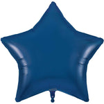 Navy Blue Star 36" Foil Balloon