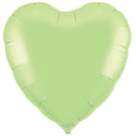 Satin Pastel Pistachio Heart 36" Foil Balloon