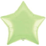 Satin Pastel Pistachio Star 36" Foil Balloon