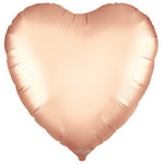 Satin Pastel Rose Quartz Heart 36" Foil Balloon