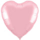 Satin Pastel Cotton Candy Heart 36" Foil Balloon