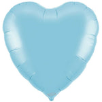 Satin Pastel Blue Heart 36" Foil Balloon