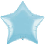 Satin Pastel Blue Star 36" Foil Balloon