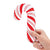 Red White Candy Cane Metallic 10" Foil Balloon (Air-Fill Only)