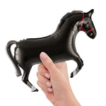 Horse Black 16" Foil Balloon (Air-Fill Only)