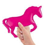 Horse Solid Colour Pink 16" Foil Balloon