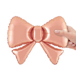 Rose Gold Metallic Bow (5Pk) 13" Foil Balloon