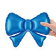 Blue Metallic Bow (5Pk) 13" Foil Balloon