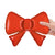 Red Metallic Bow (5Pk) 13" Foil Balloon