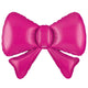 Bow Metallic Pink 34" Foil Balloon