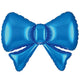 Bow Metallic Blue 34" Foil Balloon