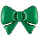 Bow Metallic Green 34" Foil Balloon