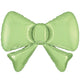 Bow Satin Pastel Pistachio Green 34" Foil Balloon