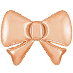 Bow Satin Pastel Rose Quartz 34" Foil Balloon