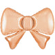 Bow Satin Pastel Rose Quartz 34" Foil Balloon
