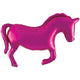 Horse Solid Color Pink Metallic 35" Foil Balloon
