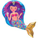 Iridescent Mermaid 35" Foil Balloon