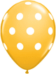 Big Polka Dots - Goldenrod 11″ Latex Balloons (50 count)