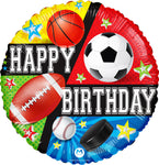Happy Birthday Sports 17" Balloon