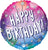 Happy Bithday Pastel 17" Balloon