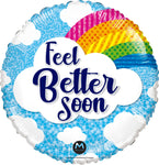 Feel Better Soon Rainbow 17" Balloon