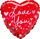 I Love You Hearts 17" Balloon