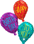 Happy Birthday Cluster 36" Balloon