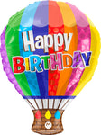 28" Happy Birthday Hot Air Balloon
