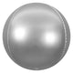 3D Sphere - Satin Silver 21″ Balloon