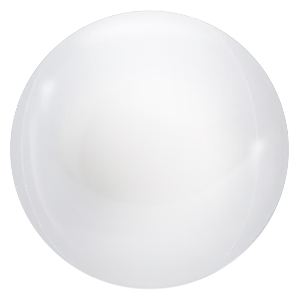 3D Sphere - Metallic White 21″ Balloon – instaballoons Wholesale