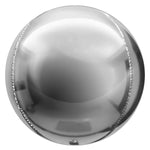 3D Sphere - Metallic Silver 12″ Balloon
